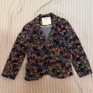Women's Cartonnier Corduroy Blazer Jacket sz 6 (fits like a girls size 12/14!)